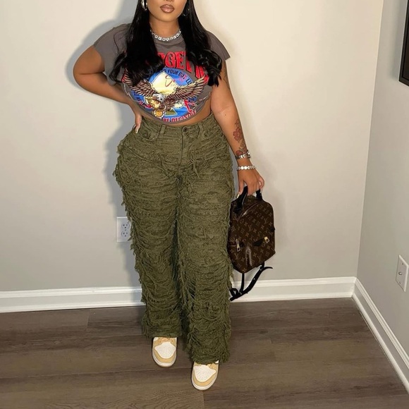 Camo Ripped Pants - Picture 13 of 13